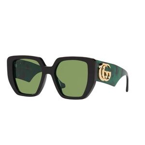 Gucci Women Sunglasses in Green Color Size 54mm.As shown in the pictures